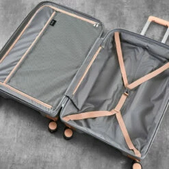 Rock Tulum 4 Wheel Exp Medium Suitcase - 66cm 38 Rock Tulum 4 Wheel Exp Medium Suitcase - 66cm -Luggage Store TR 0239 GRE Interior 20924.1660815006.1280.1280 67246.1660816927