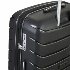 Rock Prime 4 Wheel Exp Cabin Suitcase - 56cm -Luggage Store TR 0241 BLK Lock 41382.1661161320