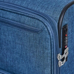 Rock Rocklite DLX 4 Wheel Cabin Suitcase - 54cm -Luggage Store TSA Lock Rocklite DLX Denim Blue TR 0243 49679.1686843933