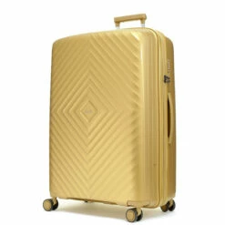 Rock Infinity 4 Wheel Expandable Large Suitcase - 73cm -Luggage Store gold l01 copy 17768.1686824277