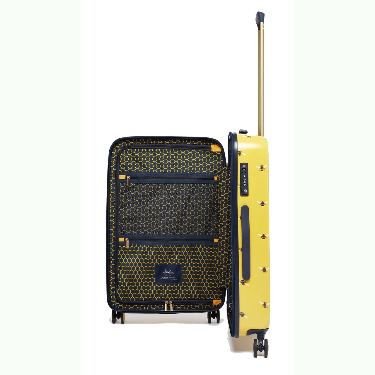 Joules Hard Side 4 Wheel Medium Suitcase - 66cm 4 Joules Hard Side 4 Wheel Medium Suitcase - 66cm - Image 4