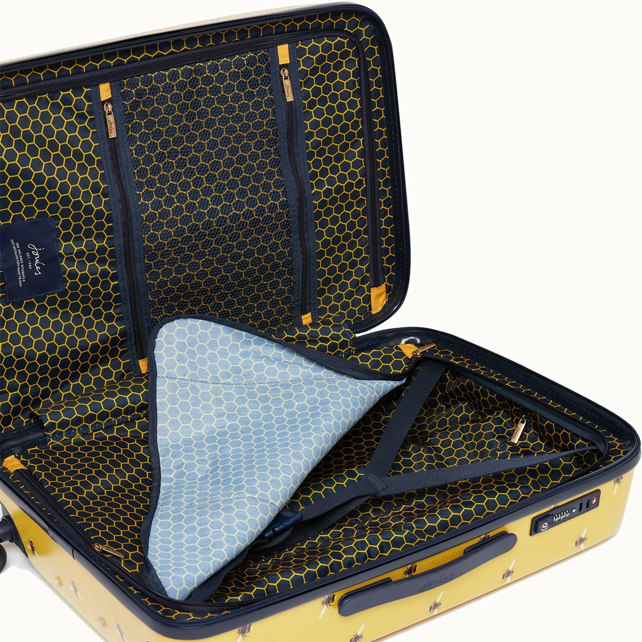 Joules Hard Side 4 Wheel Cabin Suitcase - 54cm 4 Joules Hard Side 4 Wheel Cabin Suitcase - 54cm - Image 4