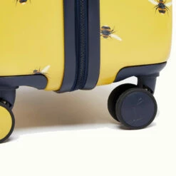 Joules Hard Side 4 Wheel Cabin Suitcase - 54cm 26 Joules Hard Side 4 Wheel Cabin Suitcase - 54cm -Luggage Store jlh0103 101 joules botanical bee cabin case wheels 1 34618.1691572858
