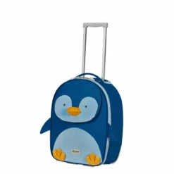 Samsonite Happy Sammies Eco Penguin Peter Suitcase -Luggage Store prod col 142471 9675 wheel handle full 1 79615.1682610902