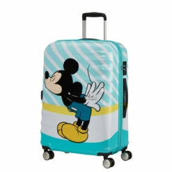 American Tourister Wavebreaker Disney 4 Wheel Medium Suitcase - 67cm -Luggage Store prod col 85670 8624 front34 01415.1678989873