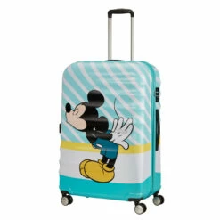 American Tourister Wavebreaker Disney 4 Wheel Large Suitcase - 77cm 39 American Tourister Wavebreaker Disney 4 Wheel Large Suitcase - 77cm -Luggage Store prod col 85673 8624 wheel handle full 37852.1678990451