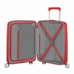 American Tourister Soundbox 4 Wheel Expandable Cabin Suitcase - 55cm -Luggage Store prod col 88472 1226 interior 25676.1664886354
