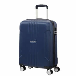 American Tourister Tracklite 4 Wheel Cabin Suitcase - 55cm -Luggage Store prod col 88742 1265 front34 1 40330.1669370033