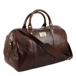 Tuscany Leather Duffle Bag With Rear Pocket Small - 42cm -Luggage Store tl141250 1 3 1 62342.1659358747