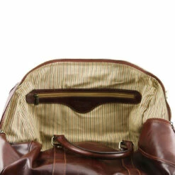 Tuscany Leather Duffle Bag With Rear Pocket Small - 42cm -Luggage Store tl141250 1 7 1 14277.1659358747